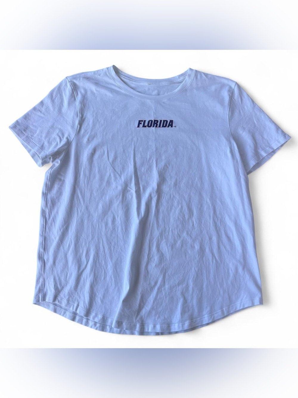 Lululemon Florida Gators White Graphic Tee Women’s Athletic Size 12 Top